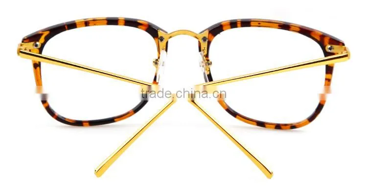 Alibaba's most stylish new mode essential gold metallic frames eyewear