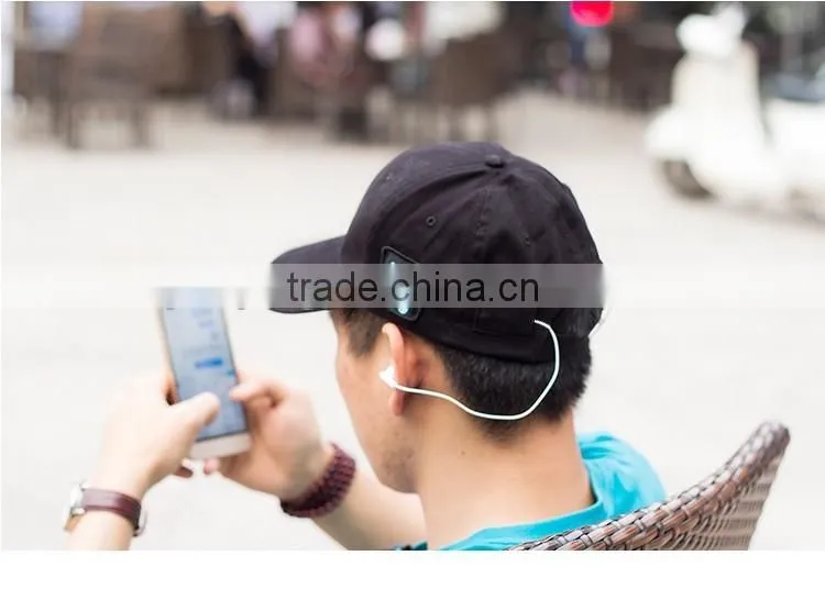 Smart Bluetooth Cap Baseball Cap Sun For Phones Outdoor Sport Bluetooth Stereo Music Hat Wireless headphone