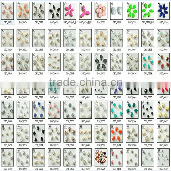 Top selling bling bling glass stones wholesales