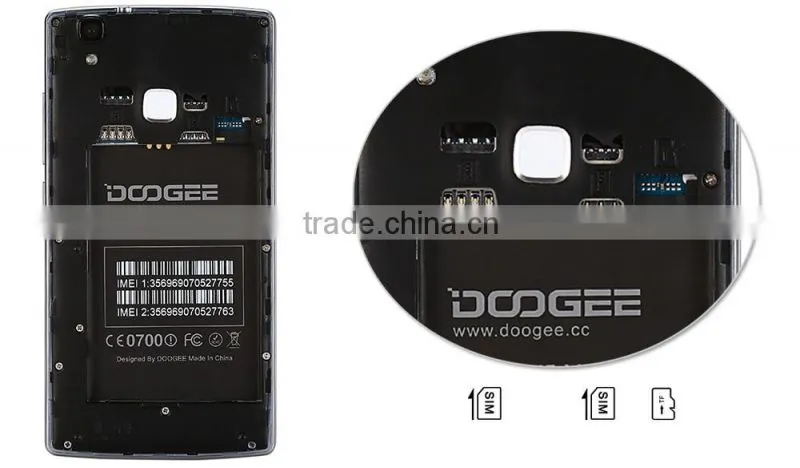 DOOGEE X5 MAX Pro 4000mAh Large Capacity Battery Fingerprint Sensor 5.0 inch Android 6.0 MTK6737 Quad Core 2GB RAM 16GB ROM