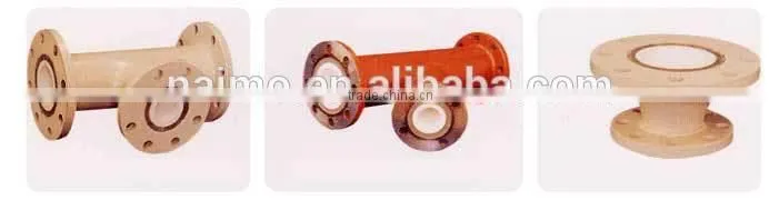 Ceramic lining elbow and fittings steel pipe