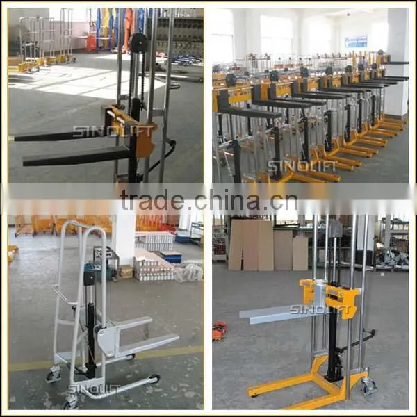 Sinolift NF Series Mini Hydraulic Manual Lightweight Lifts Hand Stacker with Foot Pedal