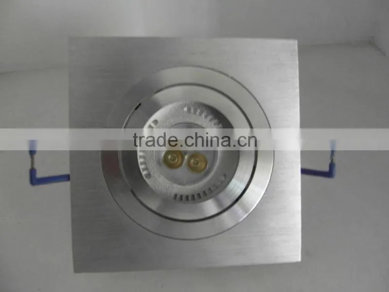 high lumen aluminum round LED spotlight recessed installation