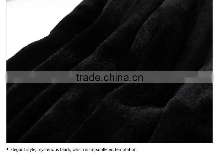 Discout winter long 100% real mink women fur coat for sale