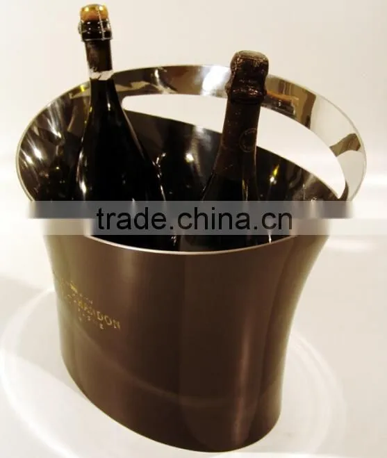 New led plastic acrylic champagne ice bucket for party