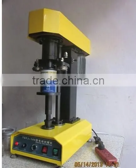 TDFJ-160 small sealing machine/aluminum can sealing machine/soda can sealing machine