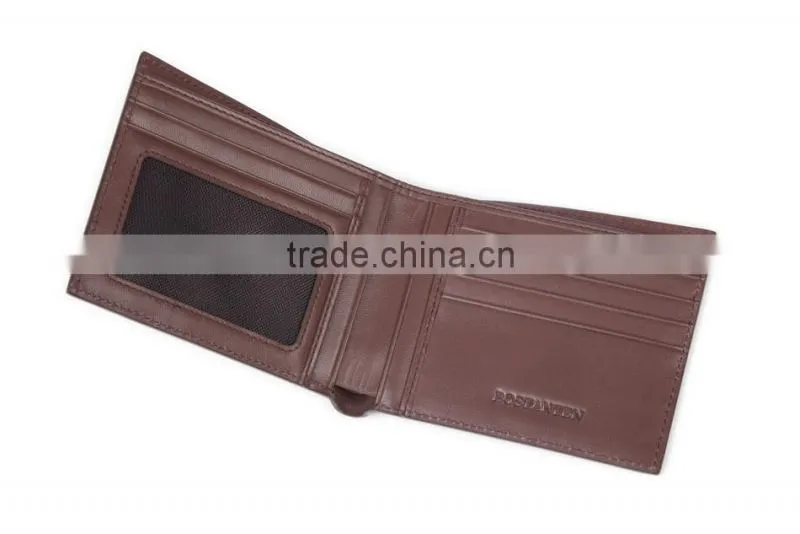 Branded Alligator Pattern Top Grain Leather Men Wallet with Good quality