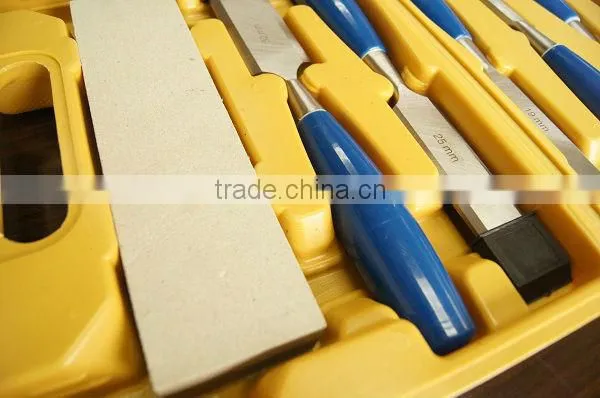 6PCS PLASTIC BOX WOOD CHISEL SET