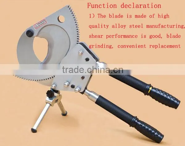 Heavy duty power Ratchet cable cutter hand power cutter