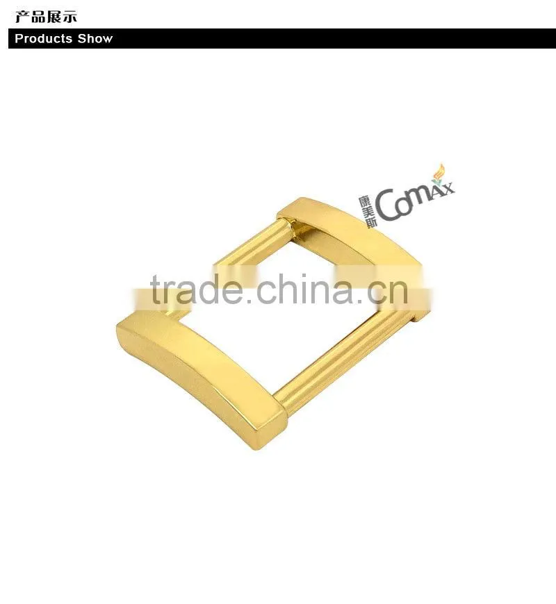 Handbag zinc alloy gold rectangle metal ring for purse