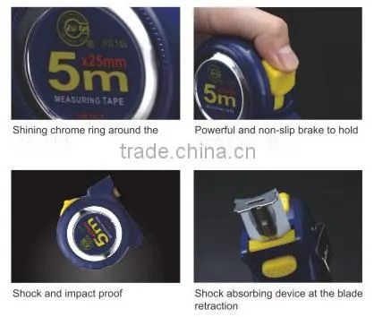 JIS class 1 Steel Tape Measure with UV chrome plating