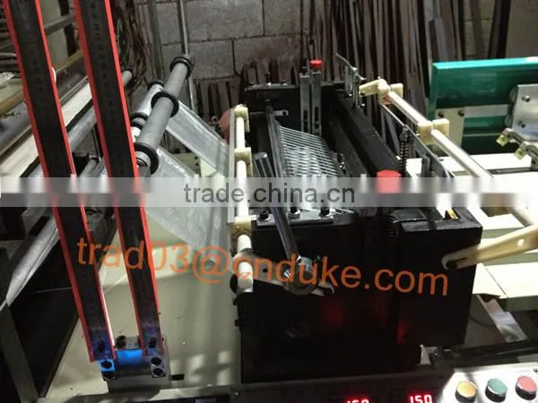 GBDE-600 Four Lines Hot Sealing Cold Cutting Automatic PE Poly Bag Making Machine
