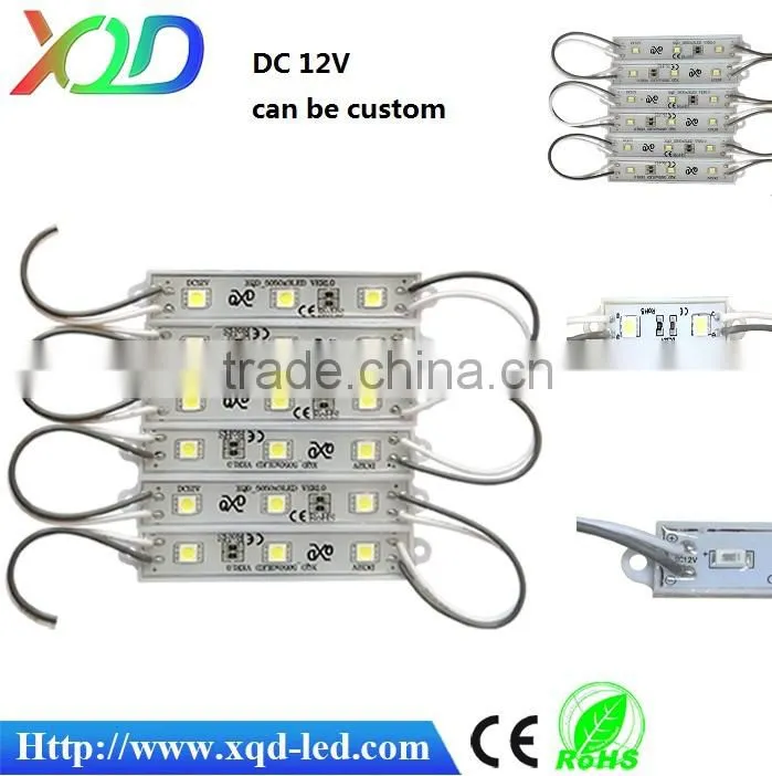 2015 high quality 5050 3smd smd led sign modules/waterproof led module ip68/white /Color led pixel module
