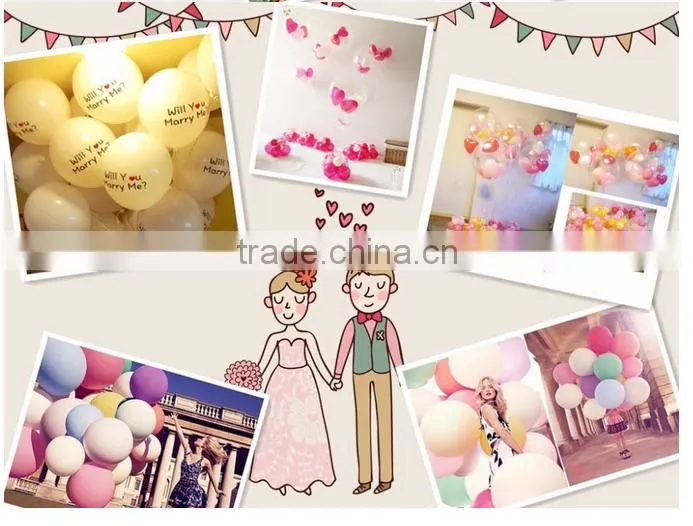 Latex balloons 10inch 12inch rubber balloon/latex round balloon /2.2g,2.8g round balloon
