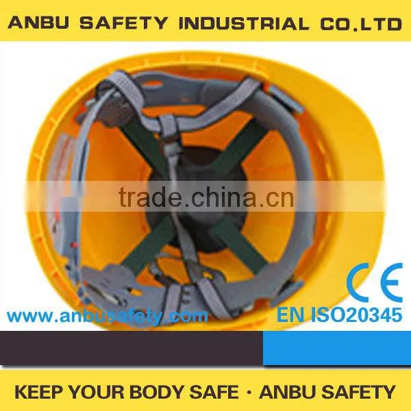 CE EN397 ABS red color printed UV resistant Ventilated protective hard hat