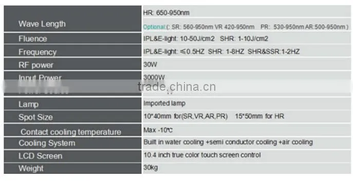spa painless opt shr ipl hair removal machine /shr ipl laser removal hair