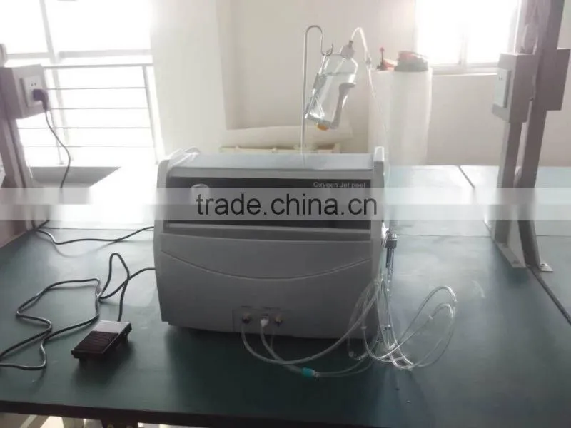 2016 hot selling spa water oxygen jet peel anti-aging facial treatment machine for sale