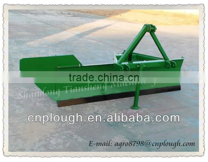 Tractor mounted land leveler