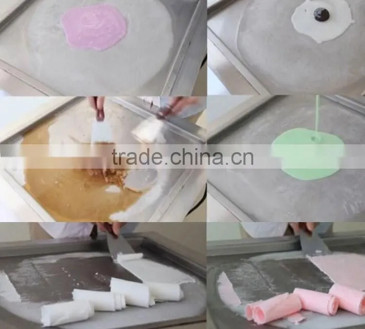factory supply fried ice cream machine, ice cream fried machine, commercial fried ice cream machine