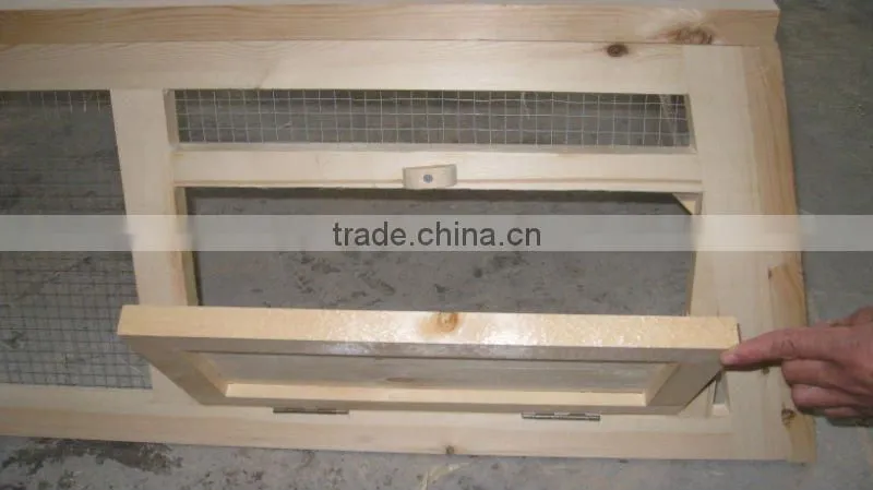 Wooden rabbit house