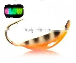 Beautiful electroplating tungsten ice fishing jigs