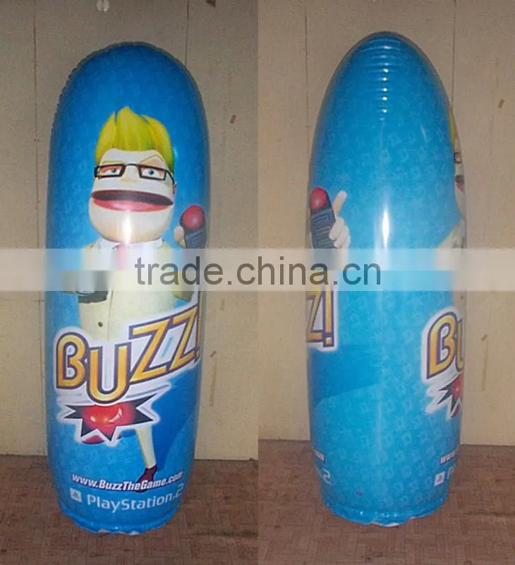 PVC inflatable punching bag PVC inflatable boxing gloves