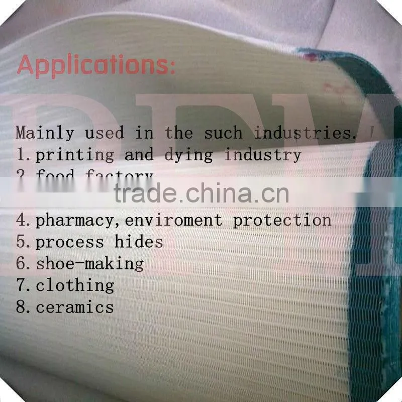 polyester spiral press-filter fabric for shoe-making