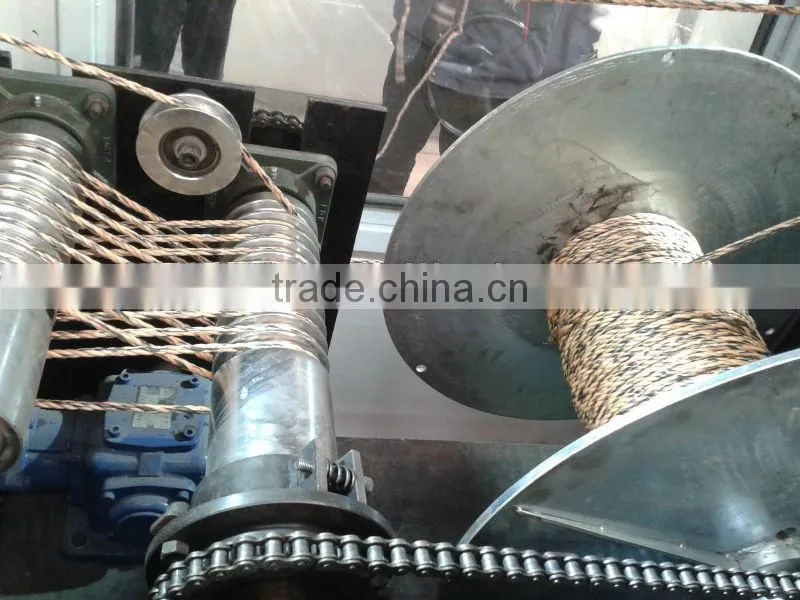 China manufacturer supply pp rope making machine