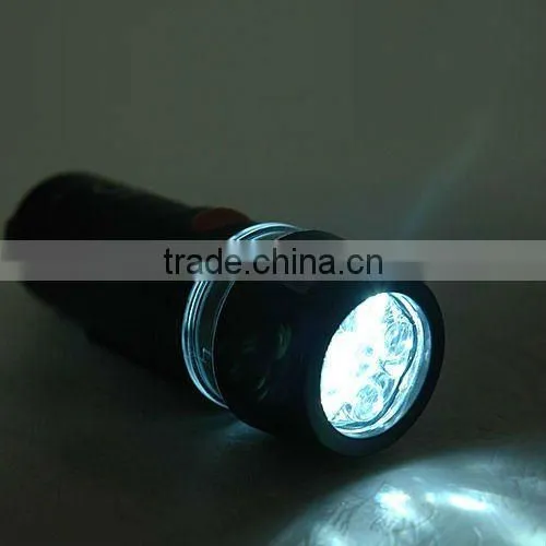 Useful Black Color Bicycle 5 LED Head White Light 9 LED Tail Red Light