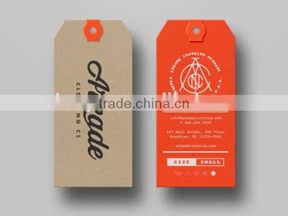 recycled paper hang tag