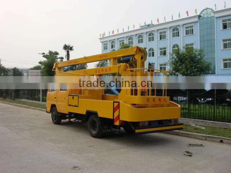 JMC folding arm High-altitude Operation Truck for hot sale,high lifting platform truck