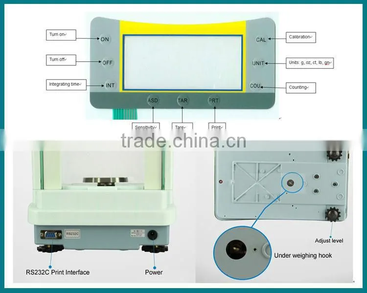 Analytical Liquid Density Scale with Under Weighing