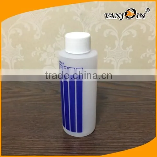 Empty 120ml (4oz) PE plastic diluent bottle with custom printing