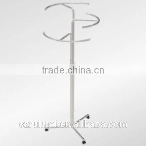 Boutique Adjustable Display Stand 3 Way Clothing Rack