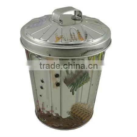 round tin cans for food canning