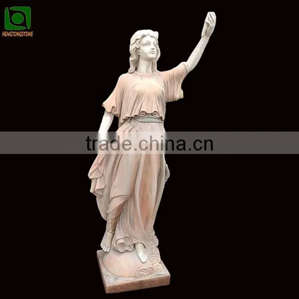 Garden Life Size Fiberclay Lady Antique Statues For Sale