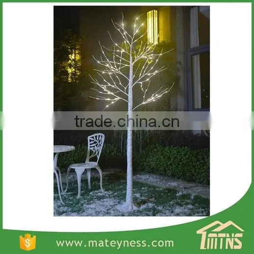 8Ft Lights Home Festival Party Christmas Wedding LED Brich Tree Light