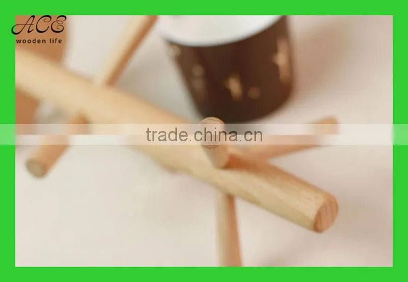Small wooden hanger Wooden hook