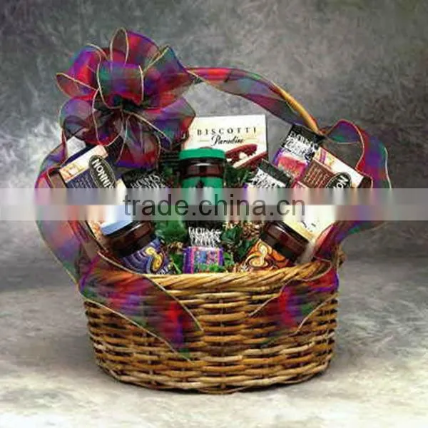 2014 Linyi new cheap swinging gifts basket with handle