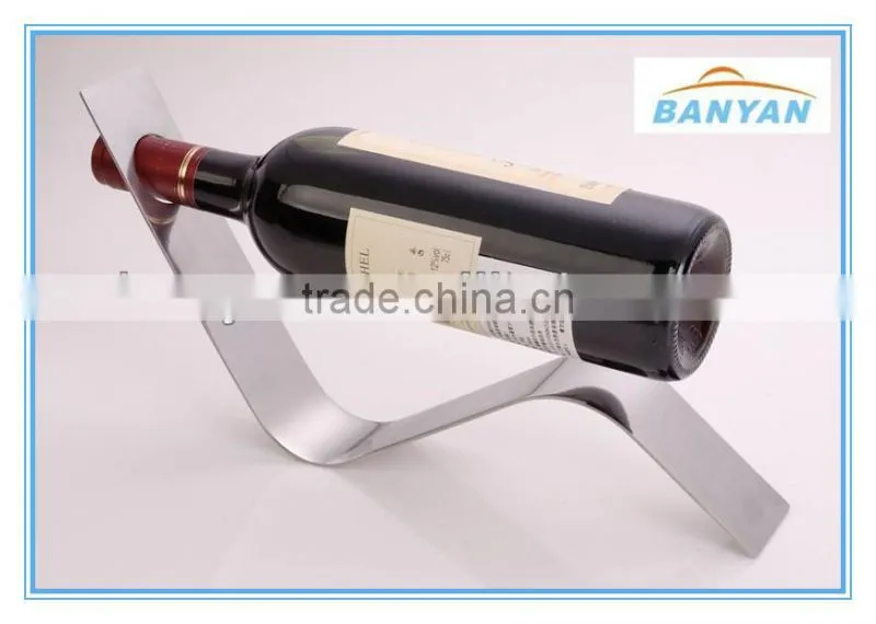 Hot sale wrought iron wine racks, wine rack stainless steel