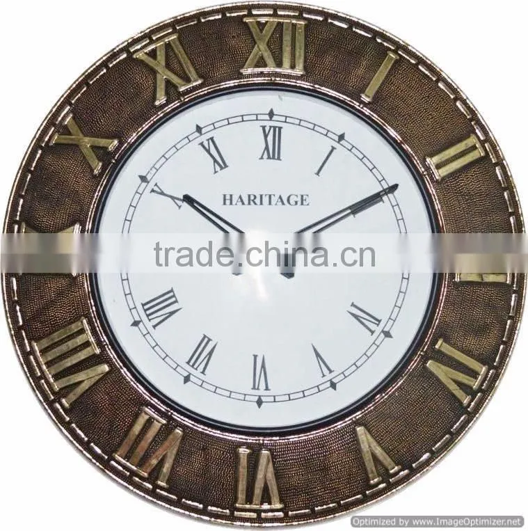 metal home decor clock