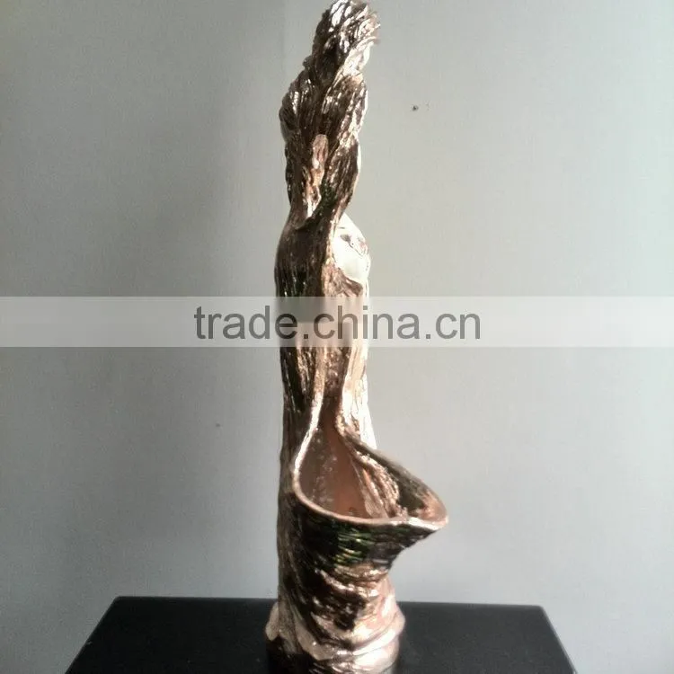 Polyresin gril sculpture