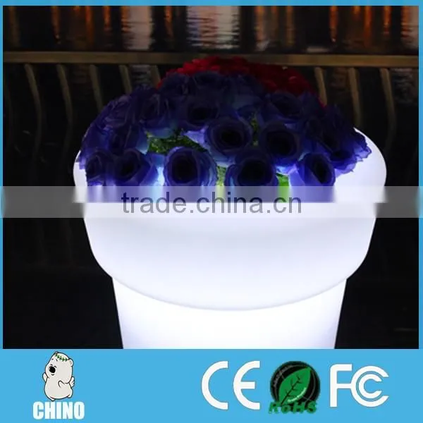 Color Changing LED Solar Powder outdoor flower pot