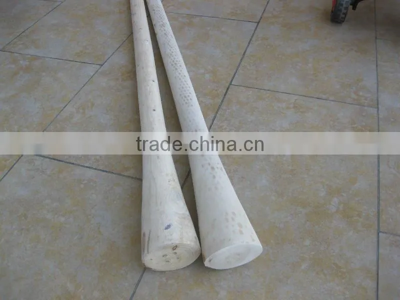 Eucalyptus wooden handle for gardening tools