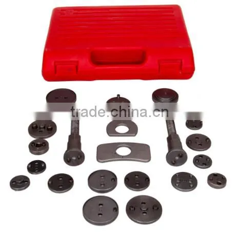 21PCS Caliper Disc Brake Wind Back Pad Piston Compressor Tool Kit For WE-B1013