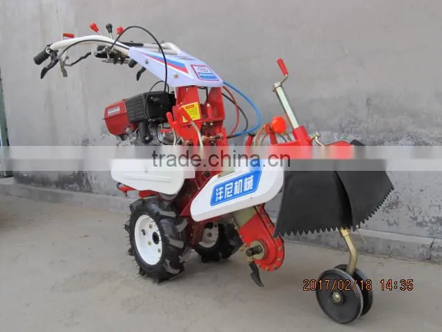 Multi-functional manual start gasoline power rotary tiller of farm equipment