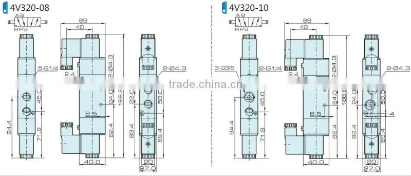 4V300series Control Valves with high quality