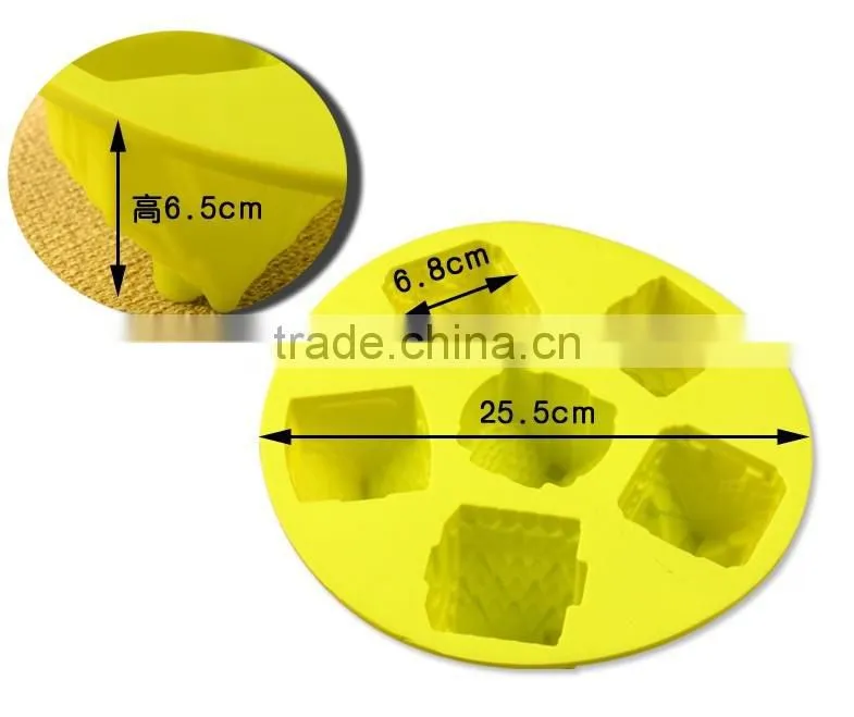11048 High Quality Baking Silicon Mould Handmade Silicone Soap Molds