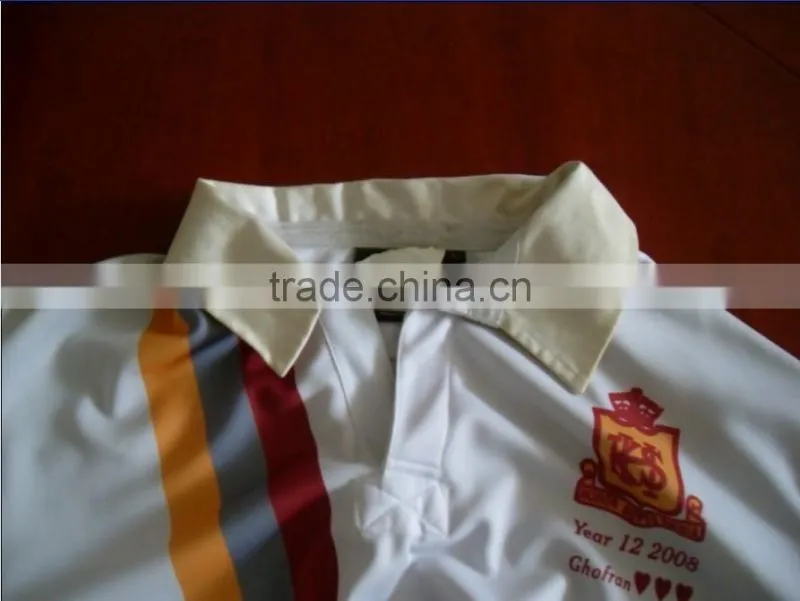 Hongen sports rugby gear with 100% polyester/rugby shirts for your teamwear