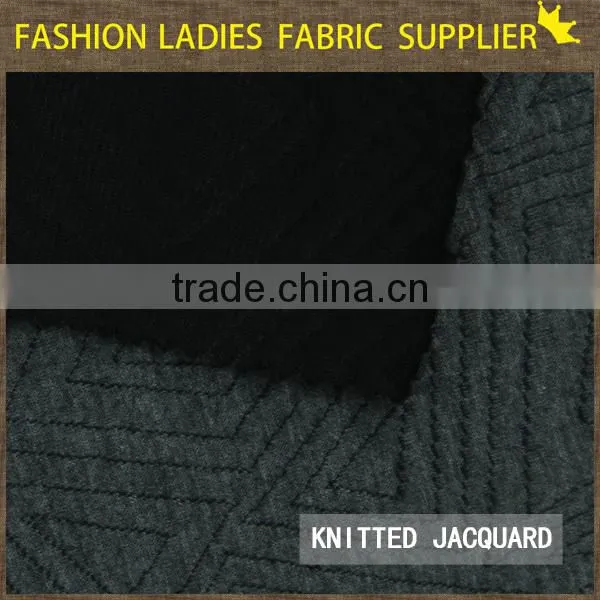 shaoxing textile New designs! t/c jacqaurd fabric,garments fabric,ladies' wearing fabric 270gsm jacquard knitting fabric